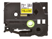 BROTHER TZEFX661 36mm Black on Yellow Flexible ID