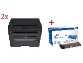2x Brother DCP-L2520DW Laser Multifunctional + Brother TN-2310 Toner Cartridge Standard