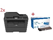 2x Brother DCP-L2540DN Laser Multifunctional + Brother TN-2310 Toner Cartridge Standard