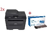 2x Brother MFC-L2720DW Laser Multifunctional + Brother TN-2310 Toner Cartridge Standard
