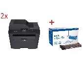 2x Brother MFC-L2740DW Laser Multifunctional + Brother TN-2320 Toner Cartridge High Yield