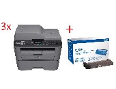 3x Brother MFC-L2700DW Laser Multifunctional + Brother TN-2310 Toner Cartridge Standard