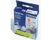 Brother TZe-222 Tape Red on White, Laminated, 9mm, 8m - Eco